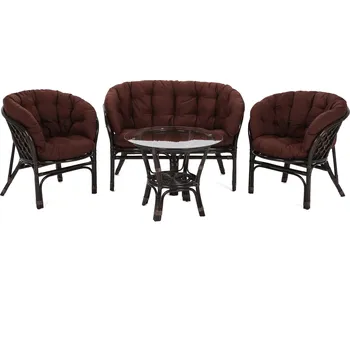 Zahradní sestava Bahama Brown / Brown 3+1