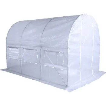 Skleník 2x3,5m - 7m2 bílý foliovnik