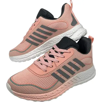 Dámské tenisky Sport Dámské růžové šněrovací tenisky 07 Barva: Růžová, Velikost: 38