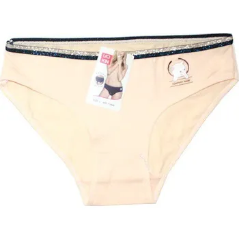 Dámské kalhotky do boků krémové Kočička 3998 - 593/211