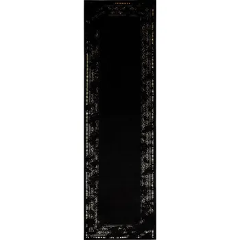 Koberec Dywany Łuszczów Běhoun Gloss 408C 86 geometric black/gold Rozměry koberců: 80x300