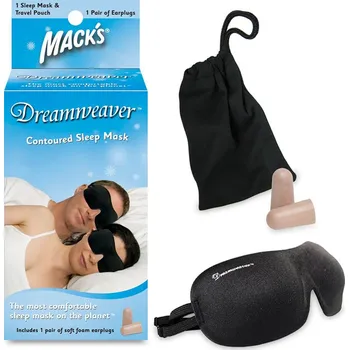 Škraboška na spaní Maska + špunty do uší, Macks Dreamweaver™ 3D Maska na spaní - Mack´s