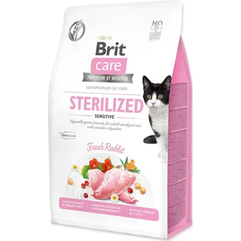 Brit Cat Care Grain Free Adult Sterilized Sensitive Rabbit Krmivo pro kočku Brit Cat Care Grain Free Adult Sterilized Sensitive Rabbit