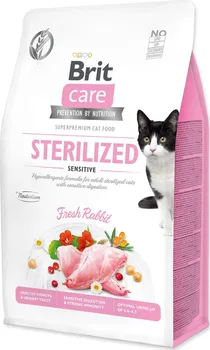 Krmivo pro kočku Brit Cat Care Grain Free Adult Sterilized Sensitive Rabbit