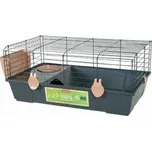 Klec morče EHOP 80cm šedá/růžová s výbavou Zolux