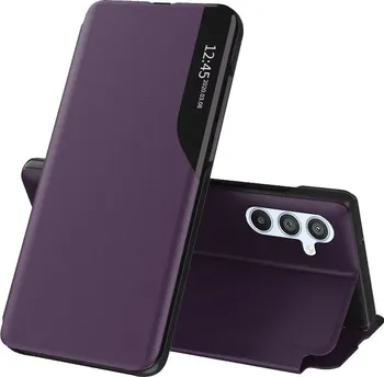 Pouzdro na mobilní telefon Techsuit eFold Series pro Samsung Galaxy A54 fialové