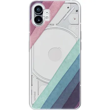 Pouzdro na mobilní telefon Odolné silikonové pouzdro iSaprio - Glitter Stripes 01 - Nothing Phone (1)