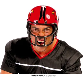 Karnevalový kostým Guirca Fiestas Španělsko Helma hráče amerického fotbalu