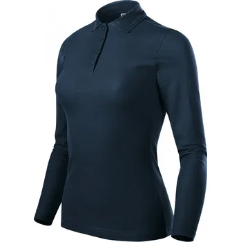 Dámská košile MALFINI Polokošile PIQUE POLO LS LADY 200g, různé barvy Velikost XL námořní modré