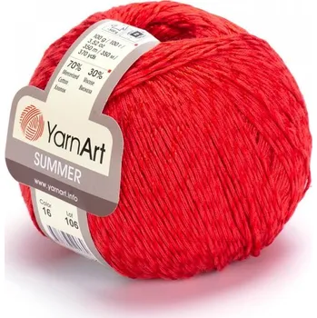 YarnArt Příze Summer 16 červená