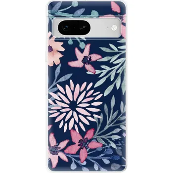 Pouzdro na mobilní telefon Odolné silikonové pouzdro iSaprio - Leaves on Blue - Google Pixel 7 5G