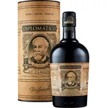 Diplomatico Diplomático Selección de Familia (0,7l) v dárkové tubě