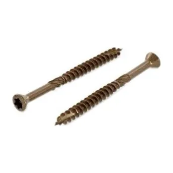 Šroub Nerezový vrut Art. 9242 A4 5,0X60/36 TX25 leštěná hnědá