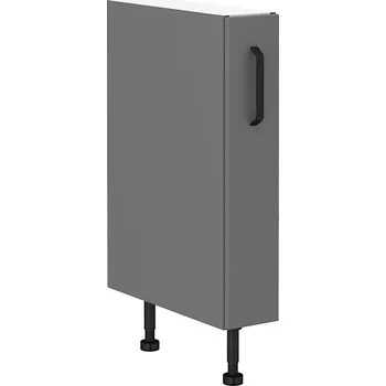 Kuchyňská skříňka Spodní skříňka na nožičkách CARGO 15 D NESSA antracit