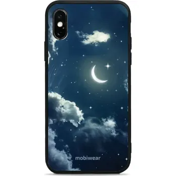 Pouzdro na mobilní telefon Lesklý kryt Mobiwear Glossy - Apple iPhone X - G048G - Noční obloha (Prémiové lesklé pouzdro, obal, kryt Mobiwear Glossy na mobil Apple iPhone X - G048G - Noční obloha, materiál Plast + TPU silikon - krytí po všech stranách, neošoupatelný potisk, tenké)