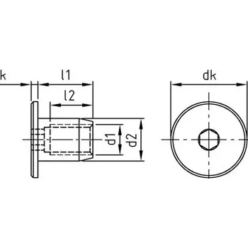 Matice Art. 9262 AISI 303 M 10X18