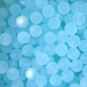 Dětské navlékací korálky Pro Háčkování Korálek skleněný matný AB lesk 8 mm 60000/28701