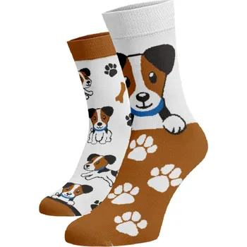 Dámské ponožky Veselé ponožky Jack Russell 39-41