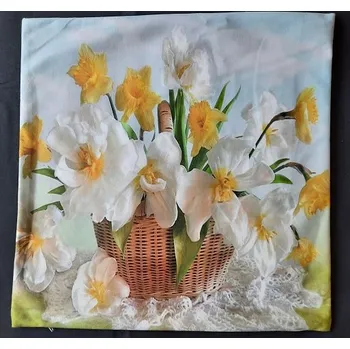 Povlak na dekorativní polštářek Povlak na polštářek Fotopolštář Narcis