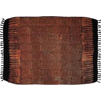Šátek Sarong batikovaný, Bamboo, pareo BO Batik, černý