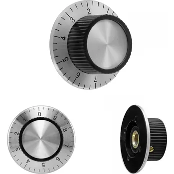 Onpira Nasouvací knoflík Ø38x16 mm na hřídel Ø 6 mm Model: Stupnice 0-9