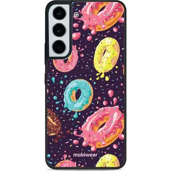 Pouzdro na mobilní telefon Lesklý kryt Mobiwear Glossy - Samsung Galaxy S22 - G046G - Donutky (Prémiové lesklé pouzdro, obal, kryt Mobiwear Glossy na mobil Samsung Galaxy S22 - G046G - Donutky, materiál Plast + TPU silikon - krytí po všech stranách, neošoupatelný potisk, tenké)