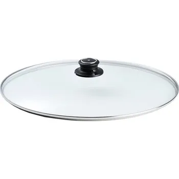 Poklice Skleněná poklice oválná s nastavitelným ventilem o rozměru 26 x 38 cm, pro nádobí Swiss Diamond®