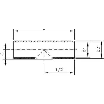 Vodovodní potrubí T-kus varný-DIN 11852-kovově lesklý-1.4301: 52x1,5
