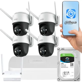 Zabezpečení domácnosti Imou CRUISER WiFi IP dohledová sada 4 kamery 4MPx