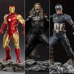 he Infinity Saga - sběratelské sošky BDS Art Scale Statue 1/10 Iron Man + hor + Captain America 23 cm