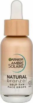 Samoopalovací přípravek Garnier Ambre Solaire Natural Bronzer samoopalovací kapky na obličej 30 ml