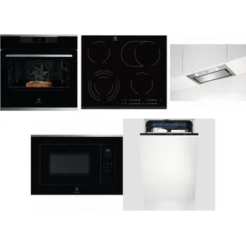 Set domácích spotřebičů ELECTROLUX KOEBP39X + ELECTROLUX EHF6547FXK + ELECTROLUX LFG716X + ELECTROLUX LMS4253TMX + ELECTROLUX EEM23100L
