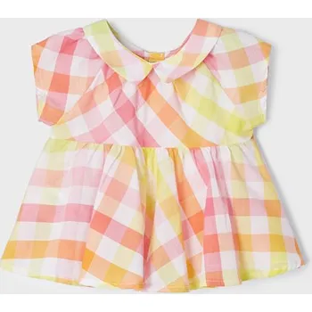 Dětská móda Dívčí šaty Mayoral 1187 káro Rozměr: 24 měsíců, 92 cm
