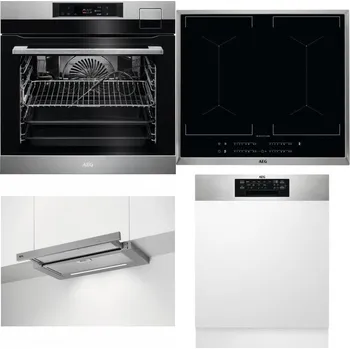 Set domácích spotřebičů AEG BSK792380M + AEG Mastery DoubleBridge IKE64450XB + AEG DPE5660M + AEG FEE72706PM