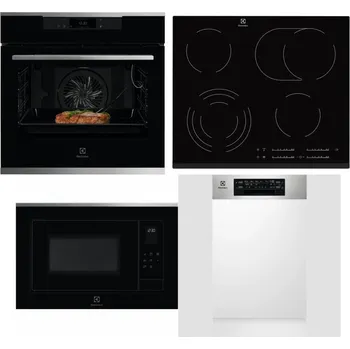 Set domácích spotřebičů ELECTROLUX KOEBP39X + ELECTROLUX EHF6547FXK + ELECTROLUX LMS4253TMX + ELECTROLUX EEM43300IX