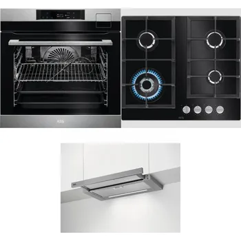 Set domácích spotřebičů AEG BSK792380M + AEG Mastery SpeedBurner HKB64420NB + AEG DPE5660M