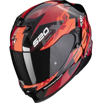 Helma na motorku Moto přilba SCORPION EXO-520 AIR COVER (černo/červená)