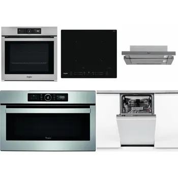 Set domácích spotřebičů WHIRLPOOL AKZ9 9480 IX + WHIRLPOOL WL S7260 NE + WHIRLPOOL AKR 749/1 IX + WHIRLPOOL ABSOLUTE AMW 730 IX + WHIRLPOOL WSIO 3O34 PFE X
