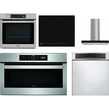 Set domácích spotřebičů WHIRLPOOL AKZ9 9480 IX + WHIRLPOOL WL S7260 NE + WHIRLPOOL WHBS 62F LT K + WHIRLPOOL ABSOLUTE AMW 730 IX + WHIRLPOOL WBC 3C34 PF X