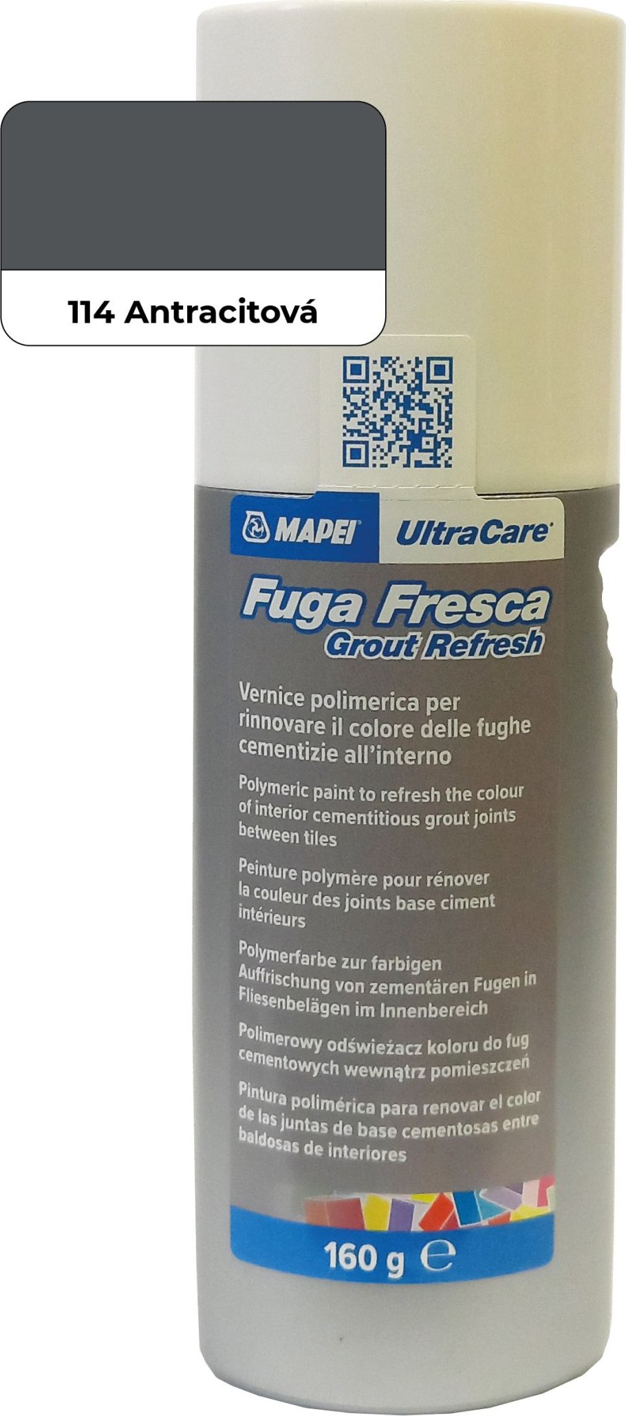 Mapei UltraCare Fuga Fresca antracit 160 g od 153 Kč 