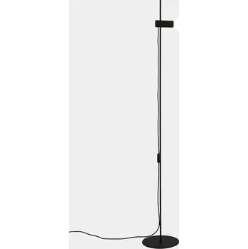 Stojací lampa LEDS C4 Minimalistická stojací lampa Nude Vertical Floor Barva: Černá 25-8520-05-05