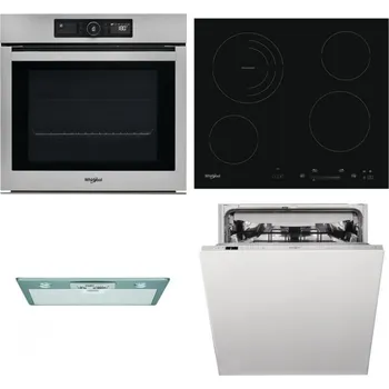 Set domácích spotřebičů WHIRLPOOL AKZ9 9480 IX + WHIRLPOOL AKT 8900 BA + WHIRLPOOL AKR 650/1 IX + WHIRLPOOL WIC 3C33 PFE