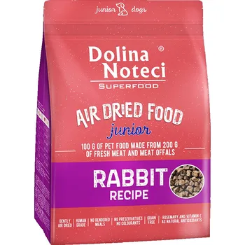 Krmivo pro psa 2x1kg Dolina Noteci Superfood Junior Rabbit