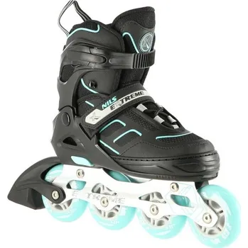Kolečkové brusle NILS EXTREME Kolečkové brusle NILS Extreme NA14174 černo-mentolové - L(39-42)