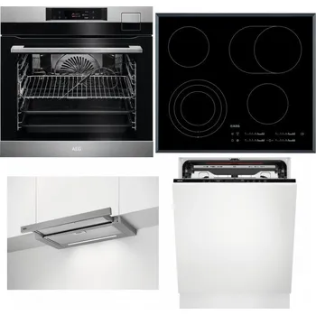 Set domácích spotřebičů AEG BSK792380M + AEG Mastery DirectTouch HK654070FB + AEG DPE5660M + AEG FSE74707P