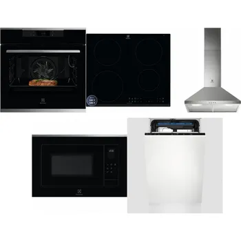 Set domácích spotřebičů ELECTROLUX KOEBP39X + ELECTROLUX LIR60433B + ELECTROLUX LFC316X + ELECTROLUX LMS4253TMX + ELECTROLUX EEM23100L