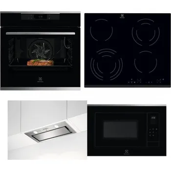 Set domácích spotřebičů ELECTROLUX KOEBP39X + ELECTROLUX EHF6343FOK + ELECTROLUX LFG716X + ELECTROLUX LMS4253TMX