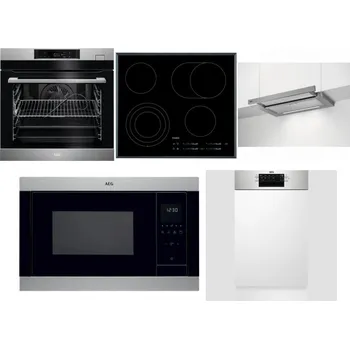 Set domácích spotřebičů AEG BSK782380M + AEG Mastery DirectTouch HK654070FB + AEG DPE5660M + AEG Mastery MSB2547D-M + AEG Mastery MaxiFlex FEE73517PM