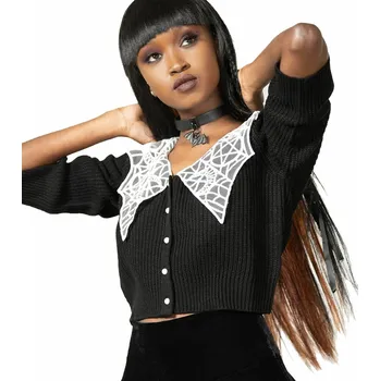 Dámský svetr svetr dámské - Clarita Chlo Cardigan - KILLSTAR - KSRA008298