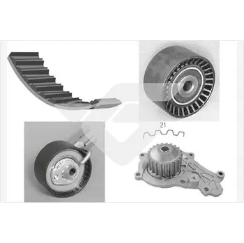 Rozvod motoru Vodni pumpa + sada ozubeneho remene, , HUTCHINSON, KH 165WP59
